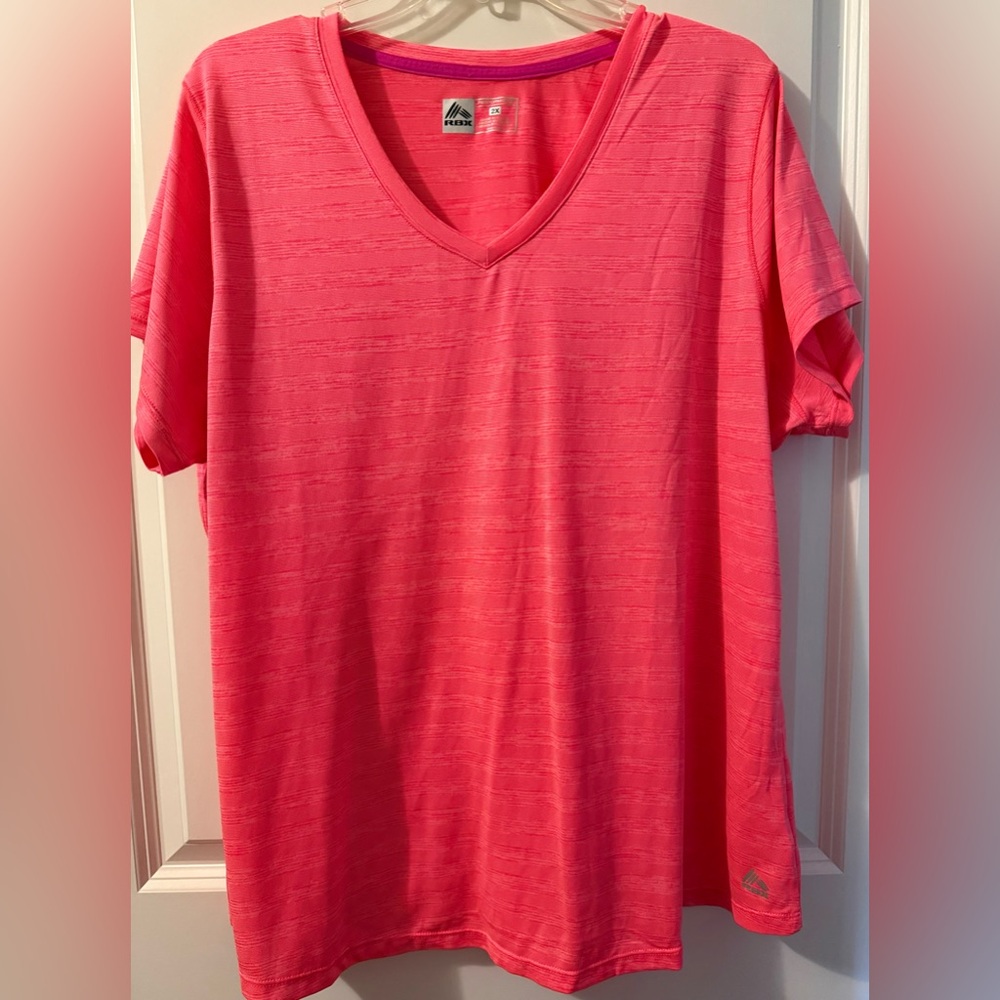 RBX Bright Tangerine Athletic 
V-Neck Tee